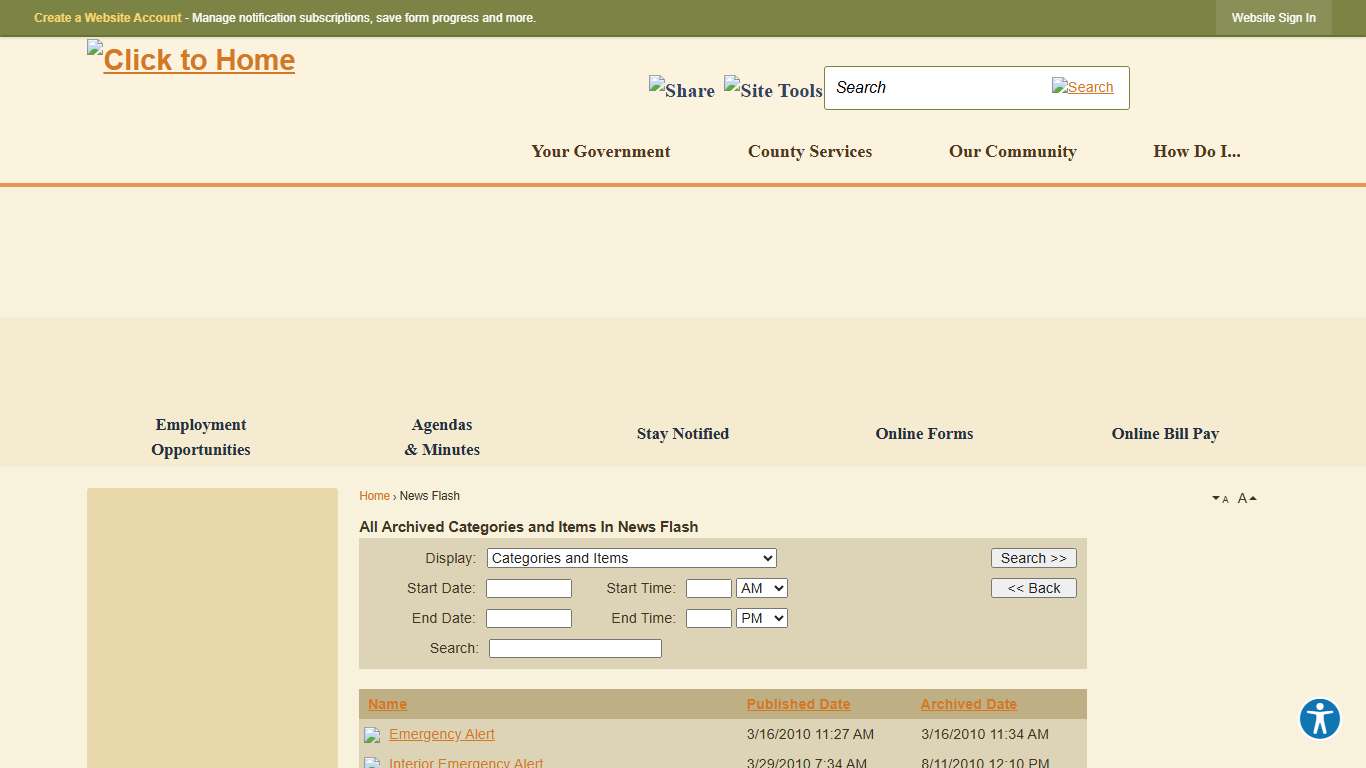 News Flash • Washington County, NY • CivicEngage