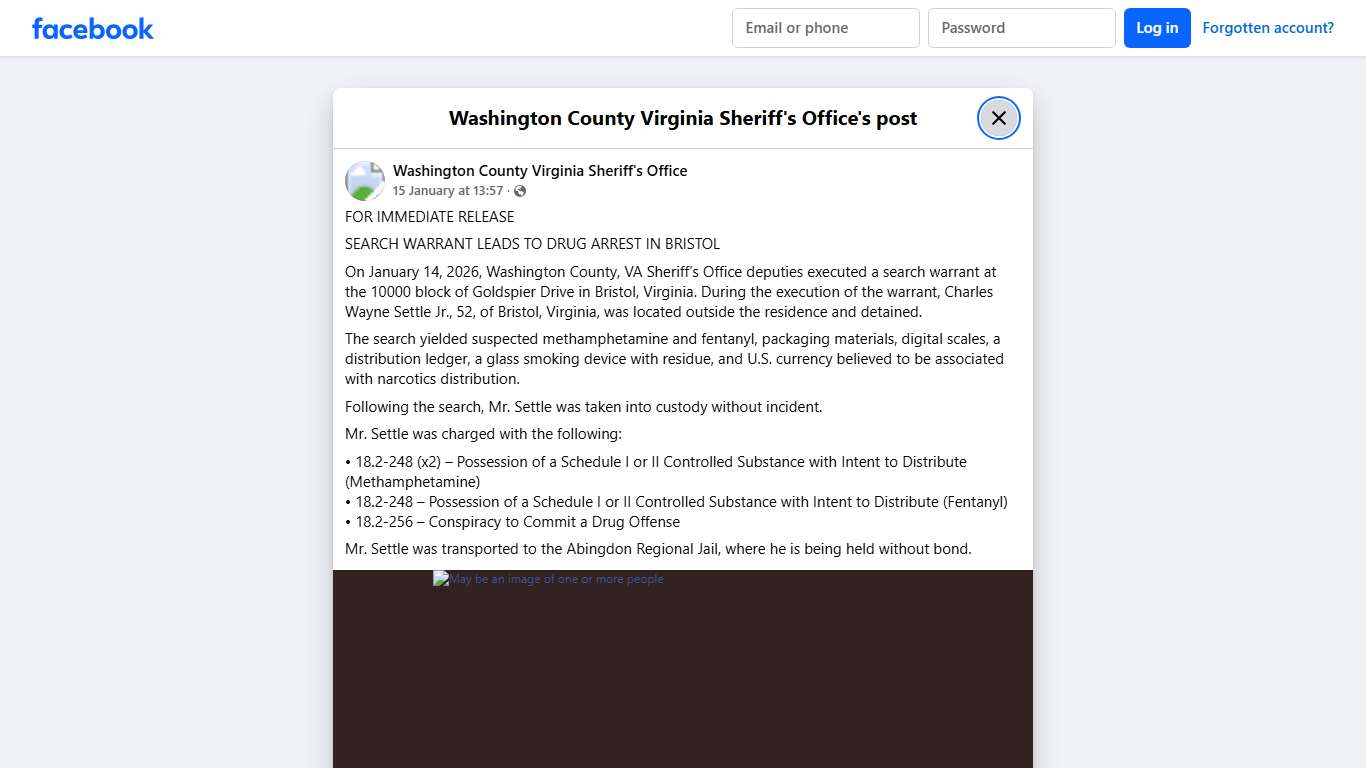 FOR... - Washington County Virginia Sheriff's Office Facebook