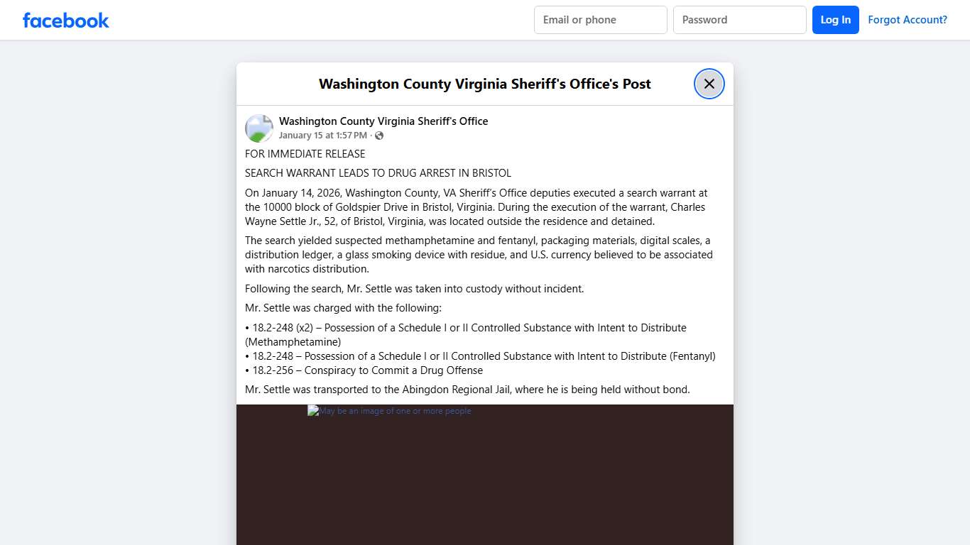 FOR... - Washington County Virginia Sheriff's Office Facebook