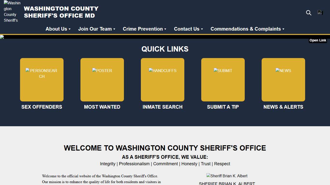 Washington County Sheriff’s Office, MD